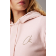 Dámska mikina s kapucňou Calvin Klein Jeans v ružovej farbe Dámska mikina s kapucňou Calvin Klein Jeans v ružovej farbe