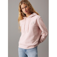 Dámska mikina s kapucňou Calvin Klein Jeans v ružovej farbe Dámska mikina s kapucňou Calvin Klein Jeans v ružovej farbe