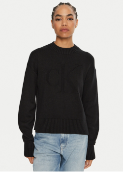 Dámsky čierny pulóver Calvin Klein Jeans