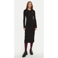 Calvin Klein Jeans dámske midi šaty čierne Calvin Klein Jeans dámske midi šaty čierne