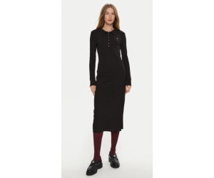 Calvin Klein Jeans dámske midi šaty čierne