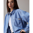 Riflová dámska košeľa Calvin Klein Jeans Riflová dámska košeľa Calvin Klein Jeans