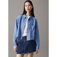Riflová dámska košeľa Calvin Klein Jeans Riflová dámska košeľa Calvin Klein Jeans