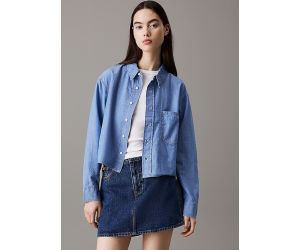 Riflová dámska košeľa Calvin Klein Jeans