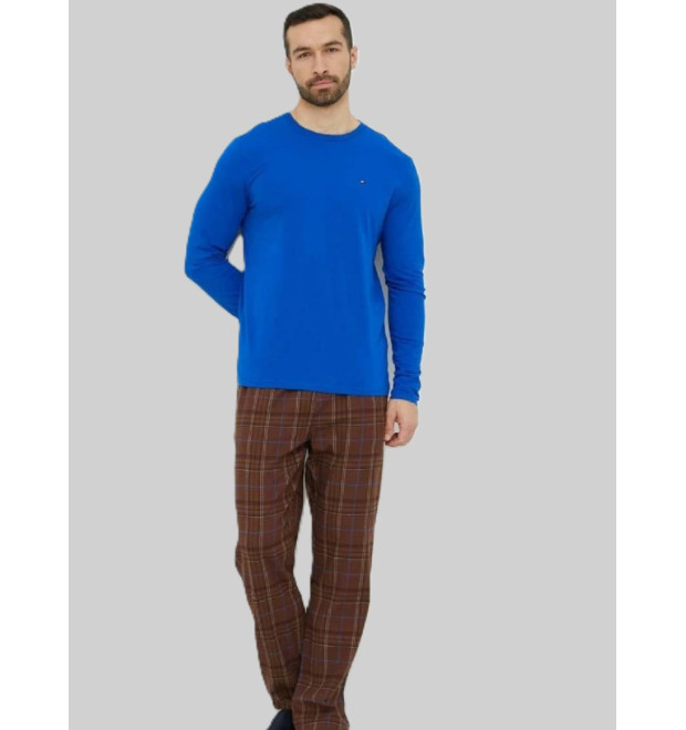 Tommy Hilfiger pánske pyžamo s dlhým rukávom dvojfarebné Tommy Hilfiger pánske pyžamo s dlhým rukávom dvojfarebné