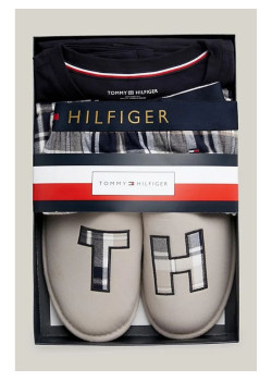 Pánske pyžamo Tommy Hilfiger s papučkami