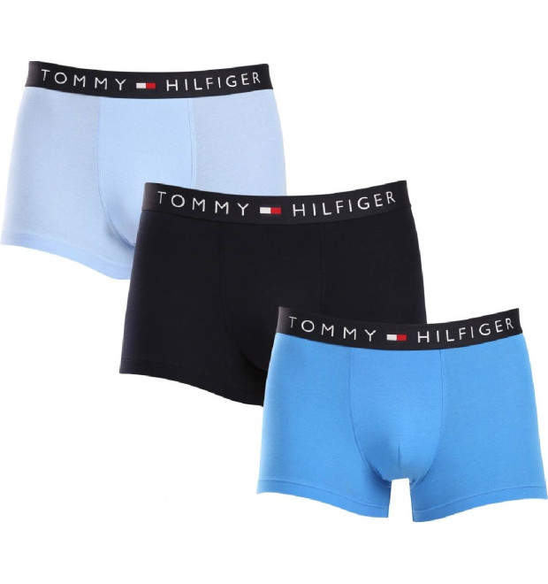Tommy Hilfiger pánske boxerky Trunk 3Pack modré Tommy Hilfiger pánske boxerky Trunk 3Pack modré