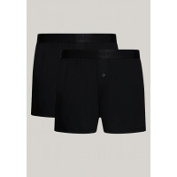Tommy Hilfiger pánske boxerky v balení 2Pack čierne Tommy Hilfiger pánske boxerky v balení 2Pack čierne