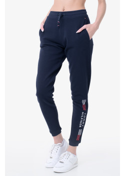 Dámske tmavomodré tepláky Tommy Hilfiger 
