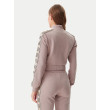 Guess dámska mikina Regular Fit na zips hnedá Guess dámska mikina Regular Fit na zips hnedá