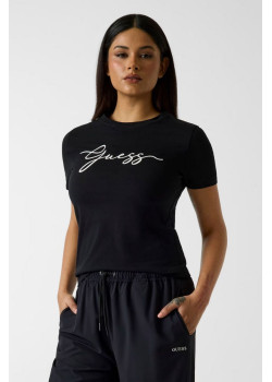 Guess Circe tričko s logom čierne