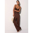 Liu Jo Beachwear voľné nohavice hnedé Liu Jo Beachwear voľné nohavice hnedé