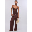 Liu Jo Beachwear voľné nohavice hnedé Liu Jo Beachwear voľné nohavice hnedé