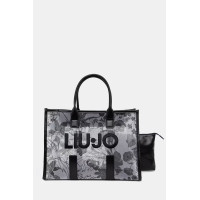 Liu Jo Borsa transparentná taška čierna Liu Jo Borsa transparentná taška čierna
