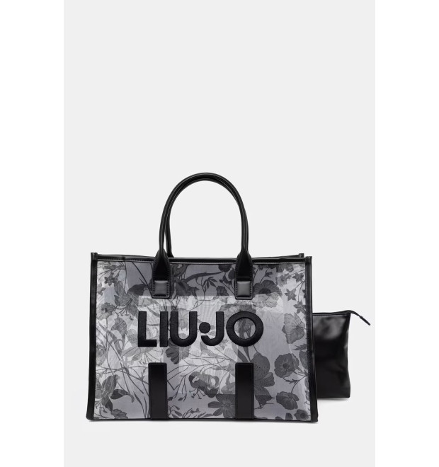 Liu Jo Borsa transparentná taška čierna Liu Jo Borsa transparentná taška čierna