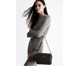 Crossbody Liu Jo kabelka v čiernej farbe s monogramom