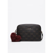 Crossbody Liu Jo kabelka v čiernej farbe s monogramom Crossbody Liu Jo kabelka v čiernej farbe s monogramom