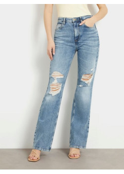 Guess jeans 80s dámske rifle svetlomodré