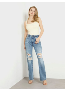 Guess jeans 80s dámske rifle svetlomodré