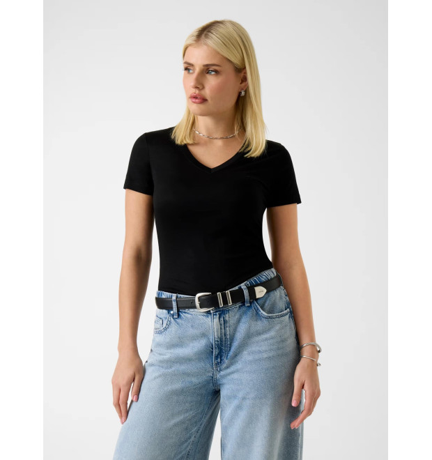 Dámske tričko Guess s krátkym rukávom čierne Dámske tričko Guess s krátkym rukávom čierne