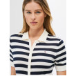 Tommy Hilfiger pruhované midi šaty bielomodré