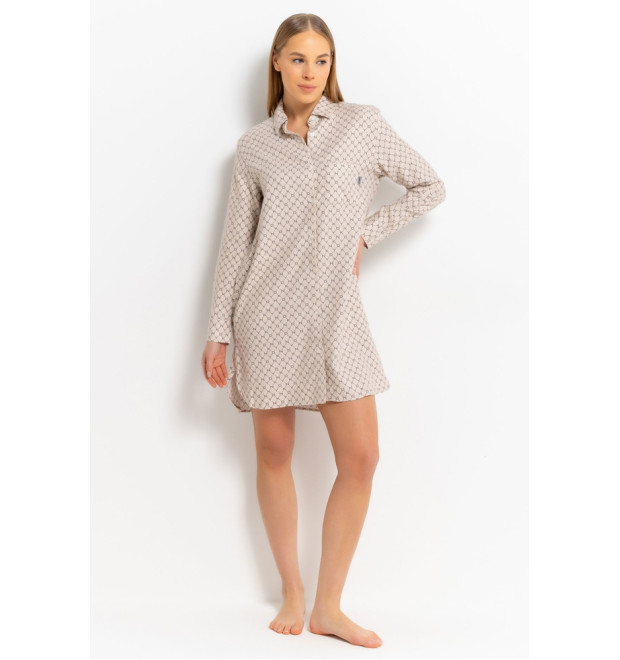 DKNY dámska nočná košeľa na gombíky krátka DKNY dámska nočná košeľa na gombíky krátka