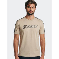 Guess pánske tričko Arlo hnedé Guess pánske tričko Arlo hnedé