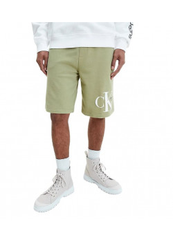 Calvin Klein pánske zelené bavlnené kraťasy
