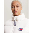 Tommy Hilfiger dámska zimná bunda do pása biela Tommy Hilfiger dámska zimná bunda do pása biela