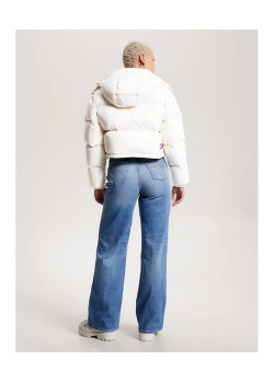Tommy Hilfiger dámska zimná bunda do pása biela