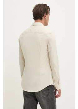 Košeľa Tommy Jeans béžová