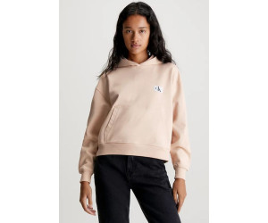 Dámska béžová mikina  s kapucňou Calvin Klein