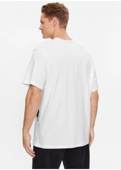 Biele pánske tričko s výraznou potlačou Calvin Klein Jeans