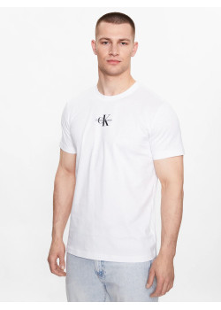 Biele pánske tričko Calvin Klein 