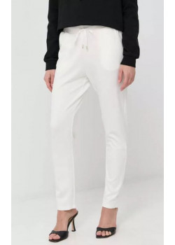 Nohavice LIU-JO s vreckami v bielej farbe