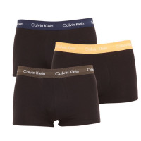 3PACK pánske boxerky Calvin Klein čierne 3PACK pánske boxerky Calvin Klein čierne