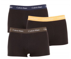 3PACK pánske boxerky Calvin Klein čierne