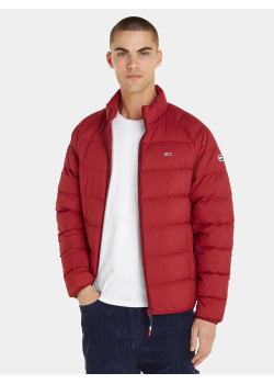 Pánska tenká červená páperová bunda Tommy Jeans 