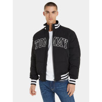 Tommy Jeans štýlová pánska bunda čierna Tommy Jeans štýlová pánska bunda čierna