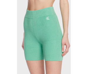 Cyklistické šortky  Calvin Klein Jeans zelenej farby 