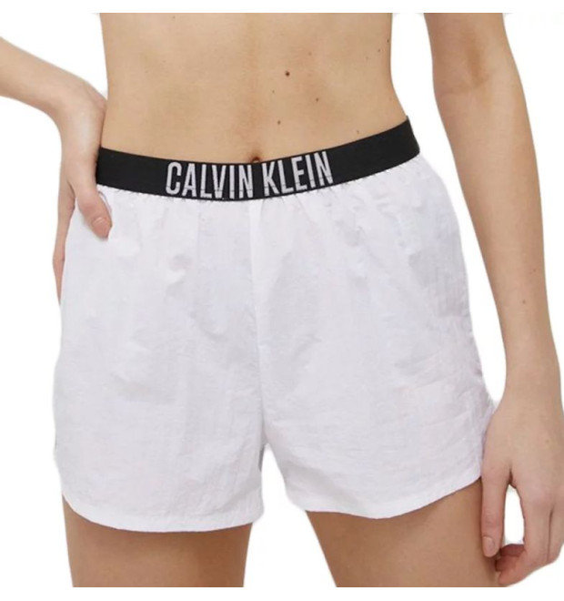 Dámske biele šortky Calvin Klein Dámske biele šortky Calvin Klein