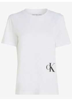 Calvin Klein Jeans dámske basic tričko biele