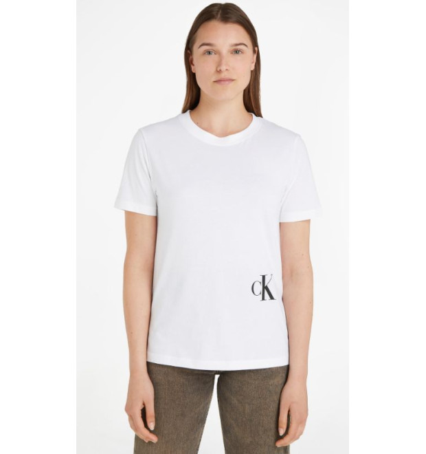 Calvin Klein Jeans dámske basic tričko biele Calvin Klein Jeans dámske basic tričko biele
