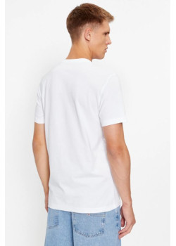 Biele pánske tričko s krátkym rukávom Calvin Klein Jeans
