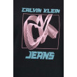 Dámska voľná čierna mikina Calvin Klein Jeans