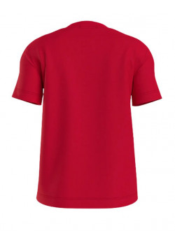 Klasické dámske tričko Calvin Klein  v červenej farbe