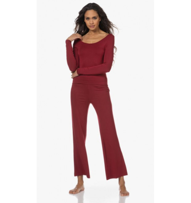 Calvin Klein dámsky set z modalu bordový Calvin Klein dámsky set z modalu bordový