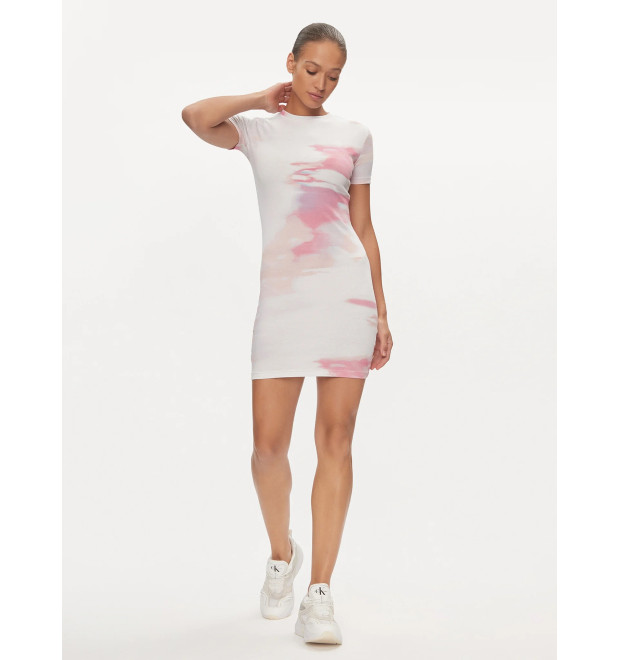 Dámske batikované mini šaty Calvin Klein 
