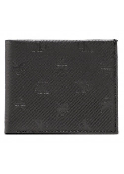 Čierna kožená peňaženka Calvin Klein