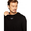 Calvin Klein čierna pánska mikina bez kapucne Calvin Klein čierna pánska mikina bez kapucne
